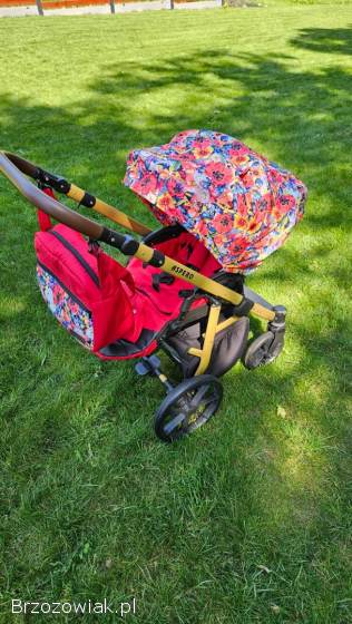 Wózek dziecięcy 3w1 Aspero+fotelik i baza Isofix