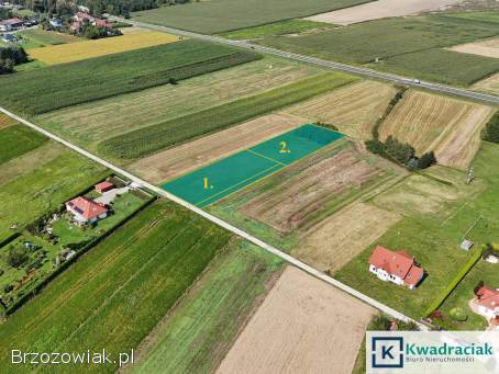 Działka budowlana w Moderówce pow.  krośnieński