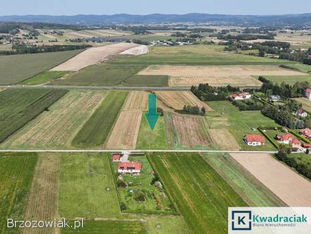 Działka budowlana w Moderówce pow.  krośnieński