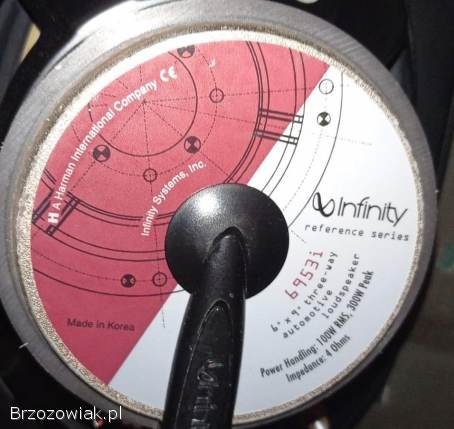 Głośniki samochodowe INFINITY 6953i 3-drożne