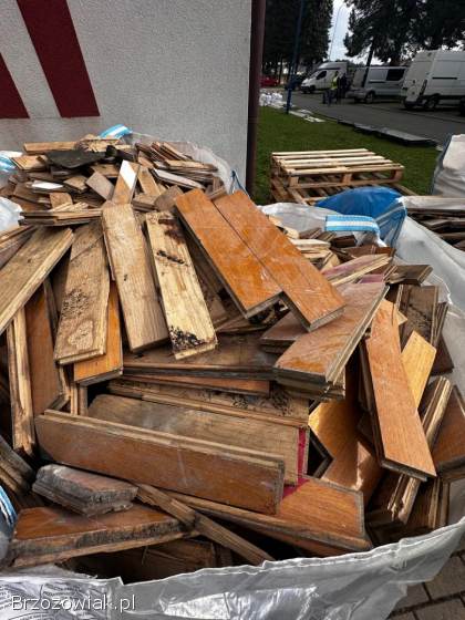 Klepki dębowe z demontażu.