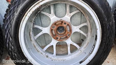 Felgi Borbet BS 16 cali 4x114,  3 na prawie nowych oponach zimowych
