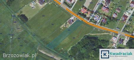 Targowiska – atrakcyjna działka z mediami przy asfaltowej drodze