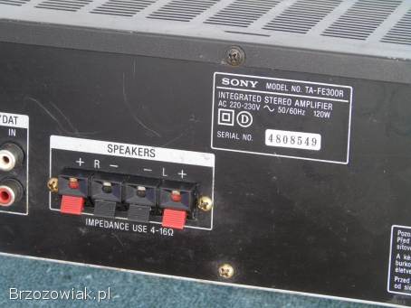 Wzmacniacz Sony TA-FE300 sprawny i mocny.  DOSTAWA
