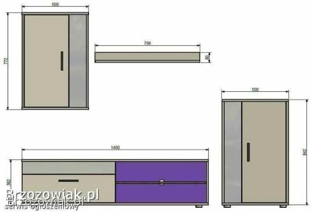 Meblościanka BERNO -  nowa