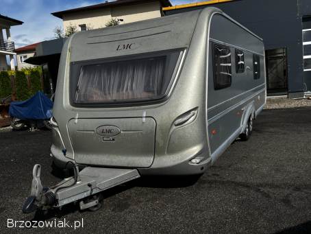 Przyczepa Kempingowa LMC EXQUISIT 725,  Skóra,  Klima,  Mover,  Namiot 2008r.