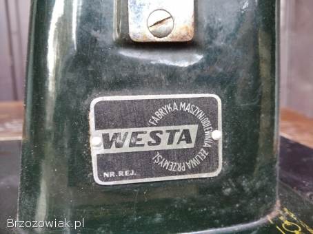 Zabytkowa maszyna do szycia WESTA Przemyśl Łucznik retro antyk PRL
