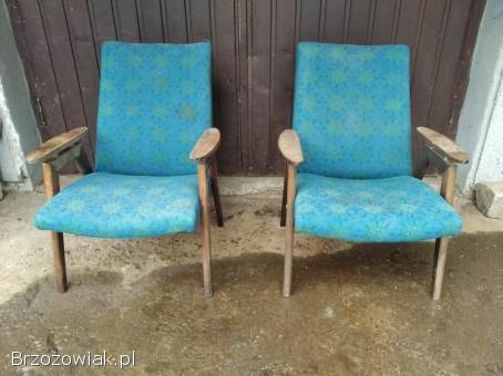 Zabytkowy fotel TON SMIDEK typ 6950 Czechsłowacja PRL lata 60-te vintage antyk 2