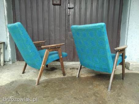 Zabytkowy fotel TON SMIDEK typ 6950 Czechsłowacja PRL lata 60-te vintage antyk 2