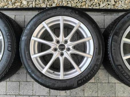 Alufelgi 18 5x114.  3 opony zimowe 225/55R18 czujniki TPMS Kia Hyundai itp.  2022r
