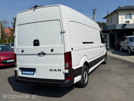 MAN TGE 3.  140 2.  0TD140KM Max 2022r.  -  Gwarancja -  Kamera,  Tempomat,  Po serwisie