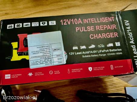 Ładowarka samochodowa 12V 10A funkcja naprawy; LiFePO4