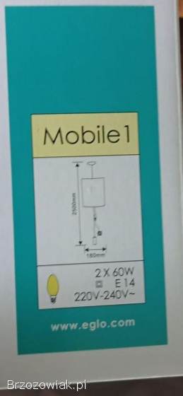 Lampa wisząca MOBILE 1 Eglo