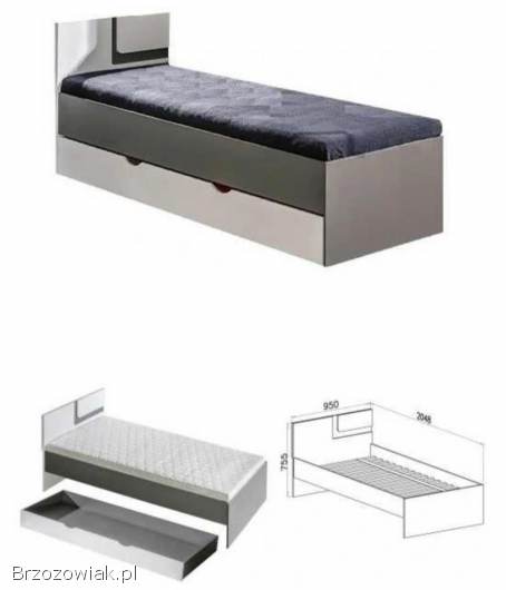 Młodzieżowe łóżko Apetito 90cmx200cm