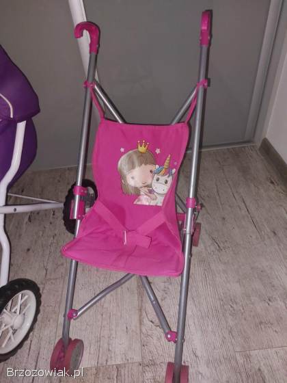 Wózki do zabawy plus lalki