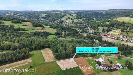 SPRZEDAM działkę budowlaną o pow.  11 arów w WESOŁEJ