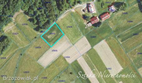 SPRZEDAM działkę budowlaną o pow.  11 arów w WESOŁEJ