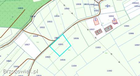 SPRZEDAM działkę budowlaną o pow.  11 arów w WESOŁEJ
