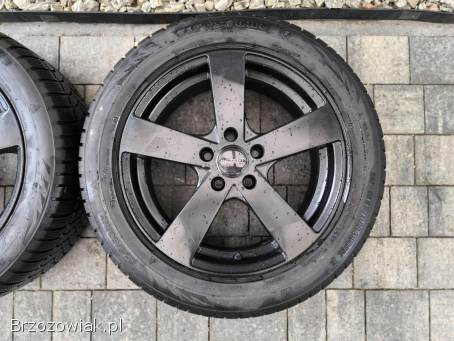 Alufelgi 17 5x112 opony zimowe 225/50R17 Audi VW Seat Skoda