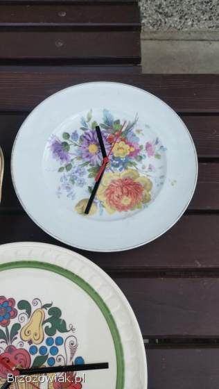 Talerze Porcelanowe Zegary cudne