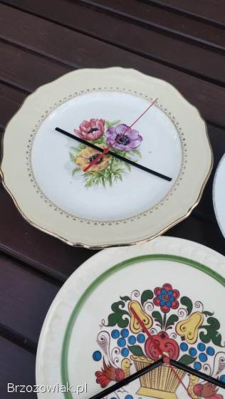 Talerze Porcelanowe Zegary cudne