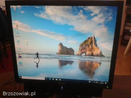 MONITOR KOMPUTEROWY DELL LCD 19 + GŁOŚNIKI STEREO 10W