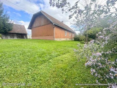 Drewniany dom w świetnej lokalizacji -  okolice Krosna.