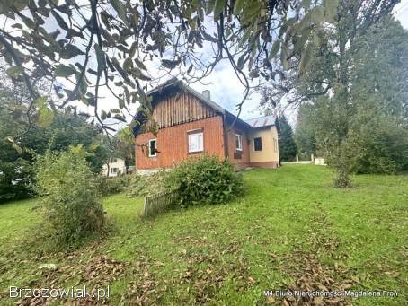 Drewniany dom w świetnej lokalizacji -  okolice Krosna.