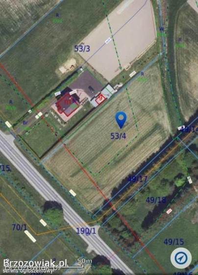 Działka budowlana Jurowce (gm.  Sanok) warunki zabudowy w trakcie wydawania WZ