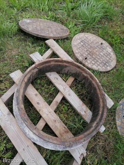 Pokrywa właz zeliwny