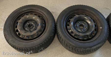 Felgi stalowe 16 Skoda z oponami zimowymi