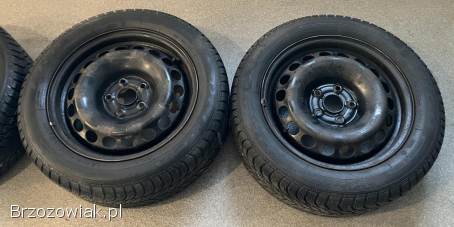Felgi stalowe 16 Skoda z oponami zimowymi