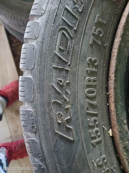 Koła zimowe 13 4x100 oponki jak nowe