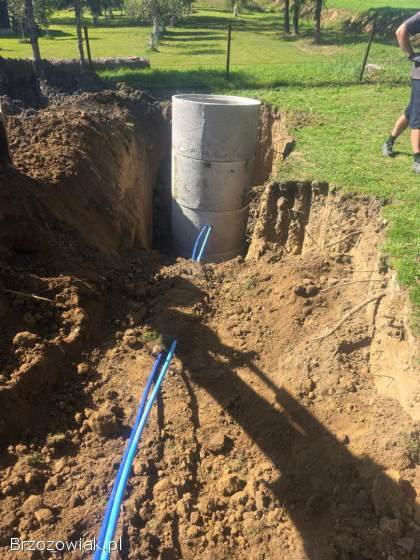 Kopanie studni tradycyjnych z kręgów betonowych
