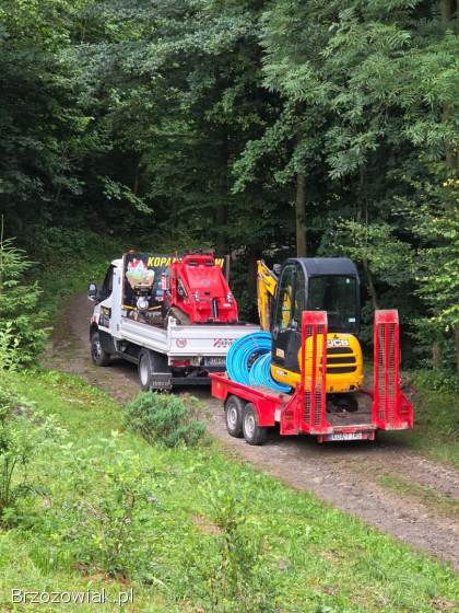 Kopanie studni tradycyjnych z kręgów betonowych