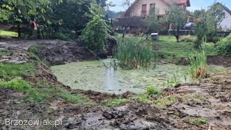 Kopanie stawów oczek wodnych itd
