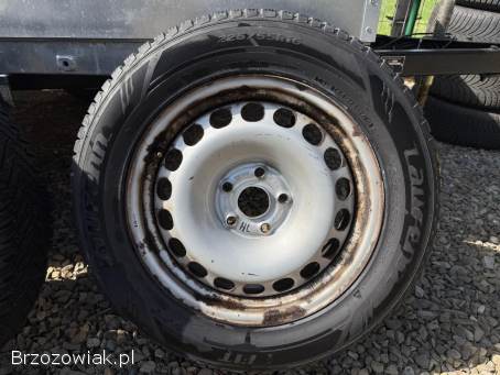 Koła zimowe 5x112 R16 VW 6,  5J ET33 57,  1 mm + 225/55 Laufenn 2018 r.  4,  5/5mm