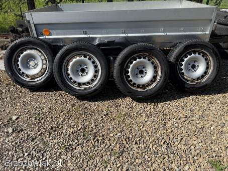 Koła zimowe 5x112 R16 VW 6,  5J ET33 57,  1 mm + 225/55 Laufenn 2018 r.  4,  5/5mm