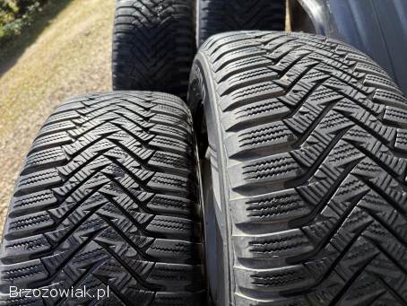 Koła zimowe 5x112 R16 VW 6,  5J ET33 57,  1 mm + 225/55 Laufenn 2018 r.  4,  5/5mm