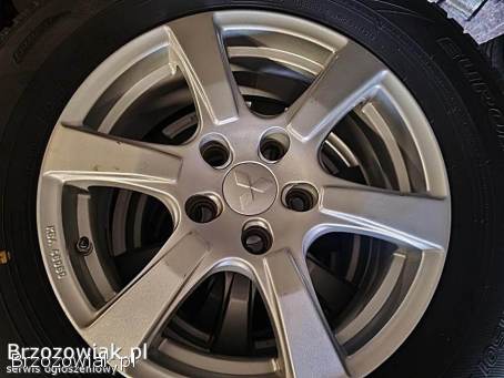 ALUFELGI 16 5x114,  3 KOŁA ZIMOWE DO MITSUBISHI ASX 1.  6 Z OPONAMI I CZUJNIKAMI,