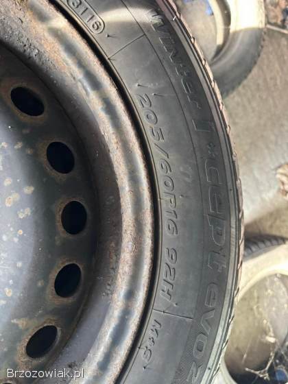 Opony z felgami stalowymi hankook 205/60 R16