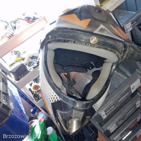 Kask motocyklowy Aviatot Enduro Cross Quad Hulajnoga Rozm.  M 57cm