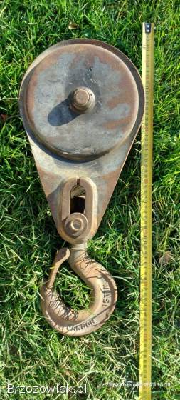 Rolka zblocze do wyciągania zblocze linowe bloczek