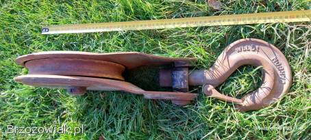 Rolka zblocze do wyciągania zblocze linowe bloczek