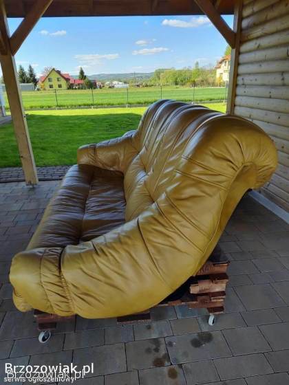 Wkłady skórzane do kanapy 3 osobowej i 2 foteli