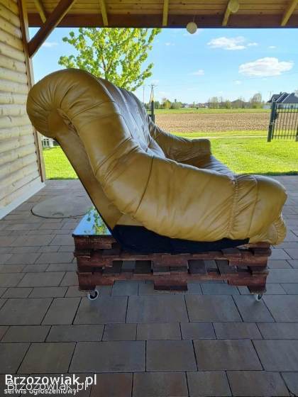 Wkłady skórzane do kanapy 3 osobowej i 2 foteli