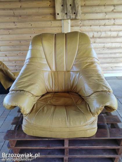 Wkłady skórzane do kanapy 3 osobowej i 2 foteli