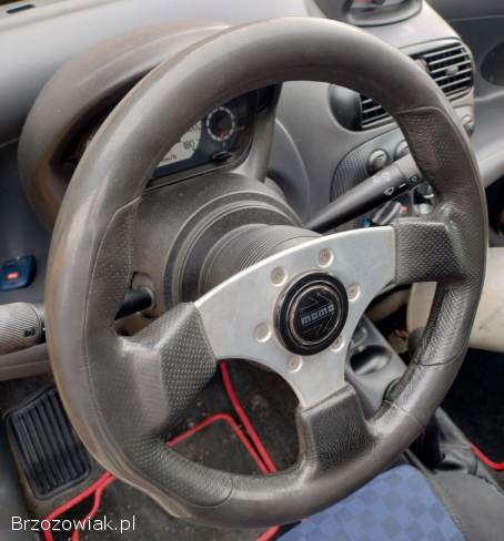 Kierownica Momo sportowa z nabą do Fiat Seicento