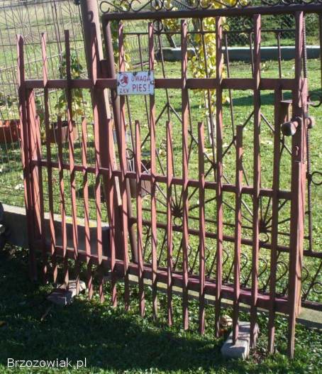 Brama o szerokości 5 m + bramka 150 cm -  Besko