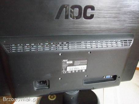 Sprzedam używany monitor AOC e2050Sn LCD LED 20 z kablami